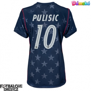 Spojené státy Christian Pulisic #10 Dámské Venkovní Dres MS 2026 Krátký Rukáv